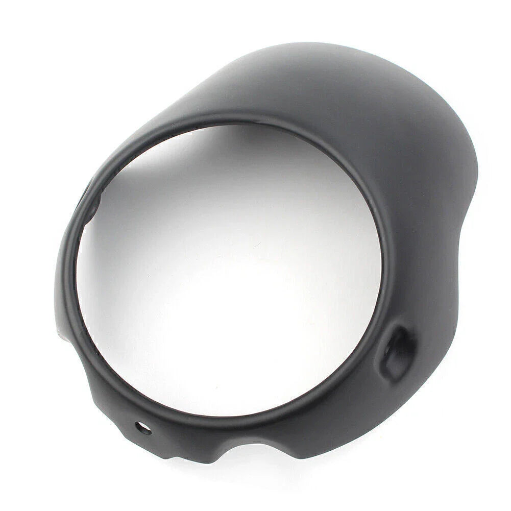7" Matte Black Front Headlight Fairing Cover for T100 T12