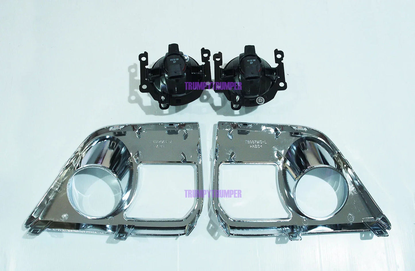 Chrome Cover Trim + Fog Lamp Spot Light for Mitsubishi Triton L200 (2019-2022)