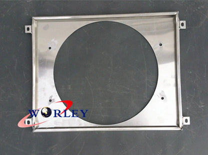Aluminum Fan Shroud w/ Fans for Toyota Land Cruiser HZJ70 HZJ73 HZJ77 (1990-2007)