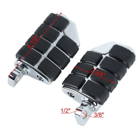 1-1/4" Lion Paw Footpegs for Harley Dyna Super Glide, Touring, Softail (2006-2023)