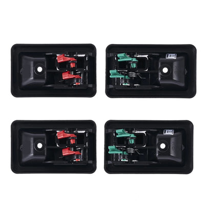 Inner Door Handle 4pcs Textured Black for Jeep Wrangler TJ (1997–2006)