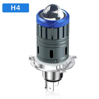 LED Headlight Lens Bulb H4 H6 BA20D for Motorcycle