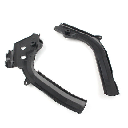 Black Plastic Frame Guards for KTM SX SXF EXC 125 250 350 450 (2016-2018)