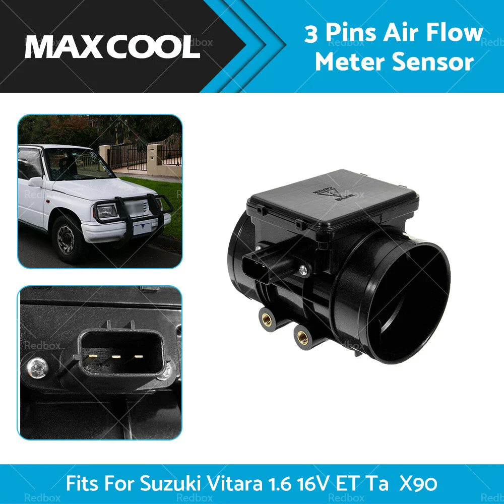 Mass Air Flow Meter MAF Sensor for Suzuki Vitara Cabrio X90 (1998-2005)