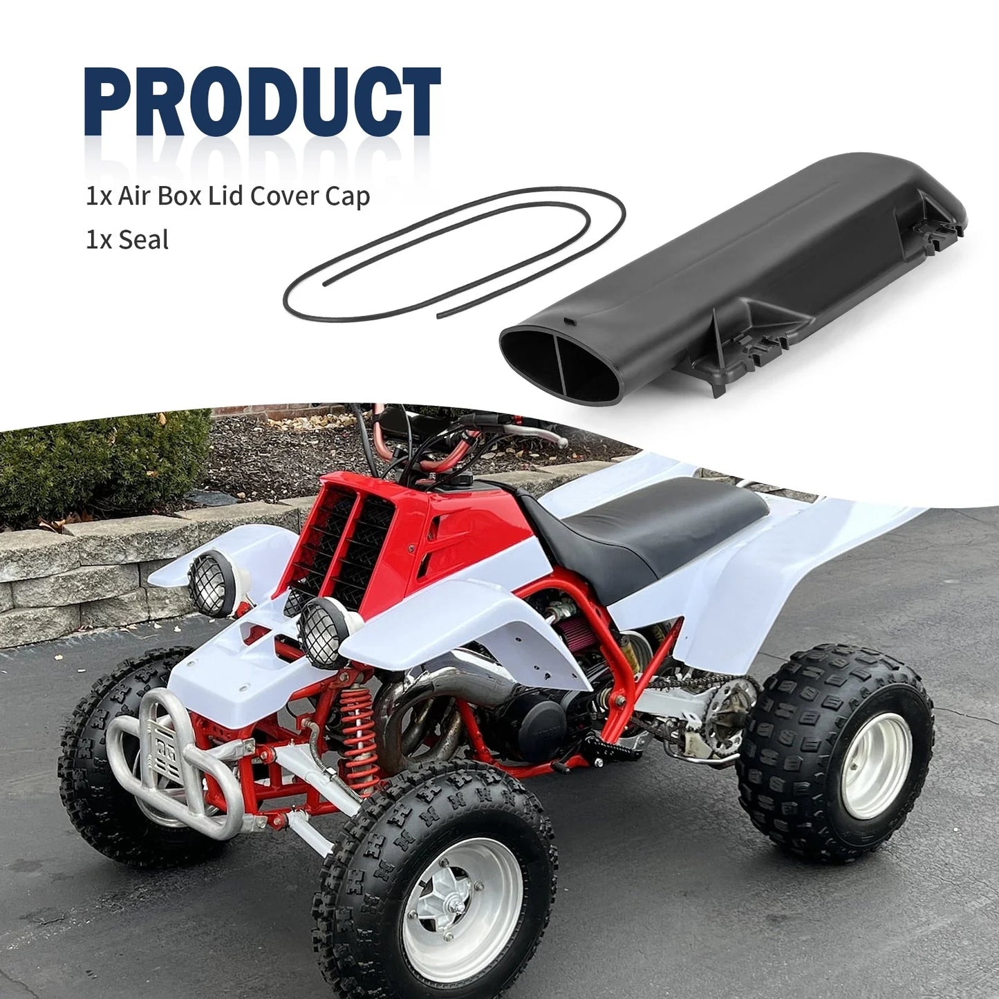 Airbox Lid Cover + Seal for Yamaha YFZ350 Banshee (1987–2006)