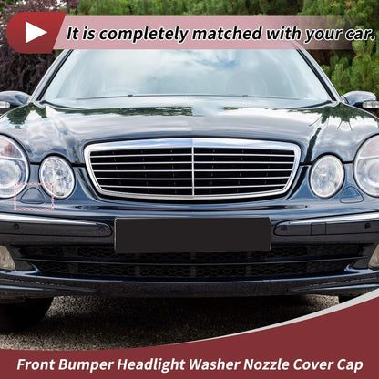 Front Right Washer Nozzle Cover for Mercedes-Benz E320 (1994-2006) White 1 x