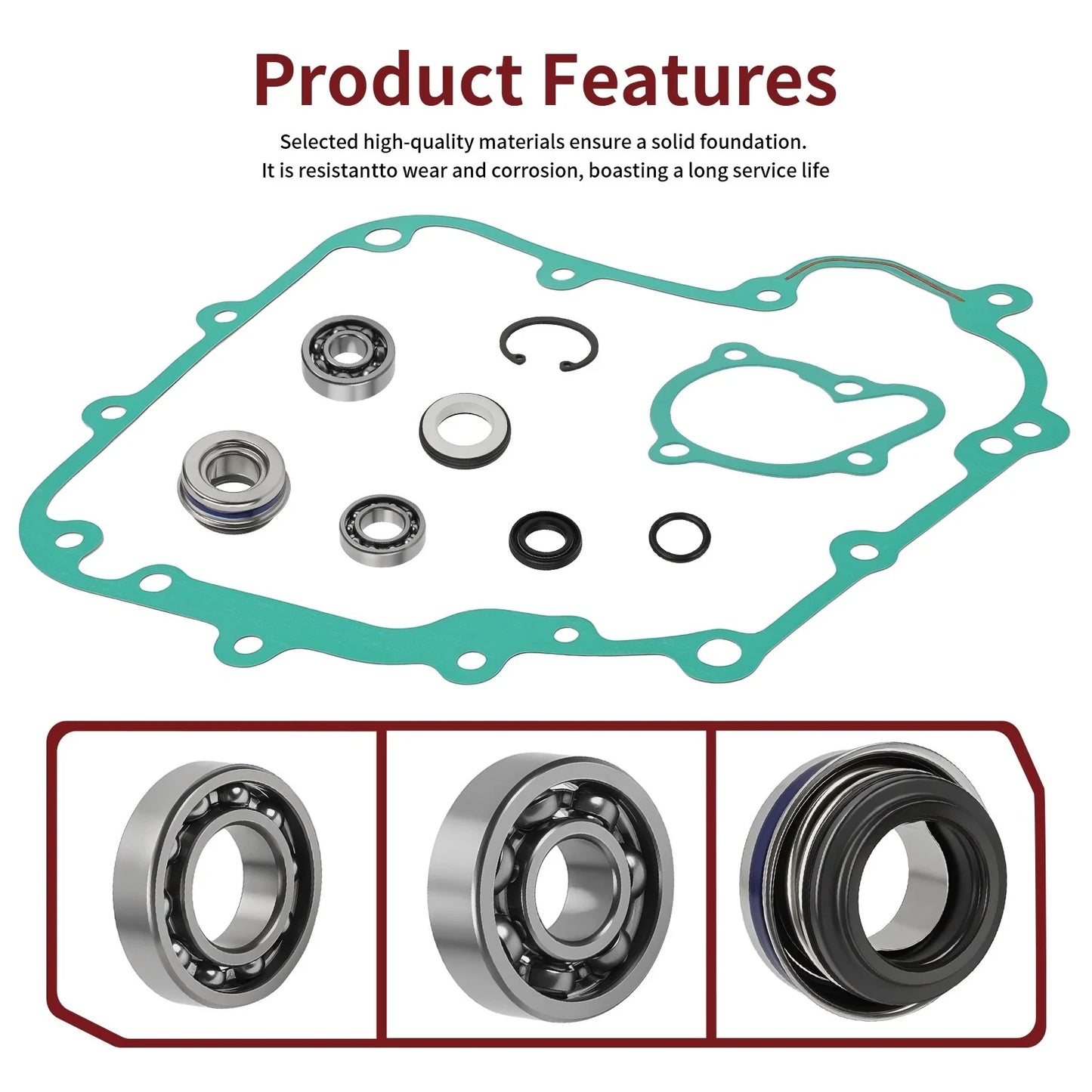 Water Pump Repair Kit for Kawasaki Brute Force 300 (2012–2024)