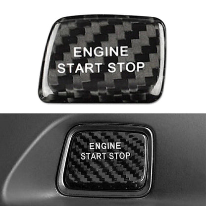 Carbon Fiber Engine Start Stop Button Cover for Chevrolet Camaro (2010-2023)