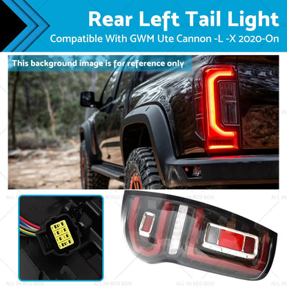 Tail Light Rear Left LED for GWM Ute Cannon 2020-2023 ()