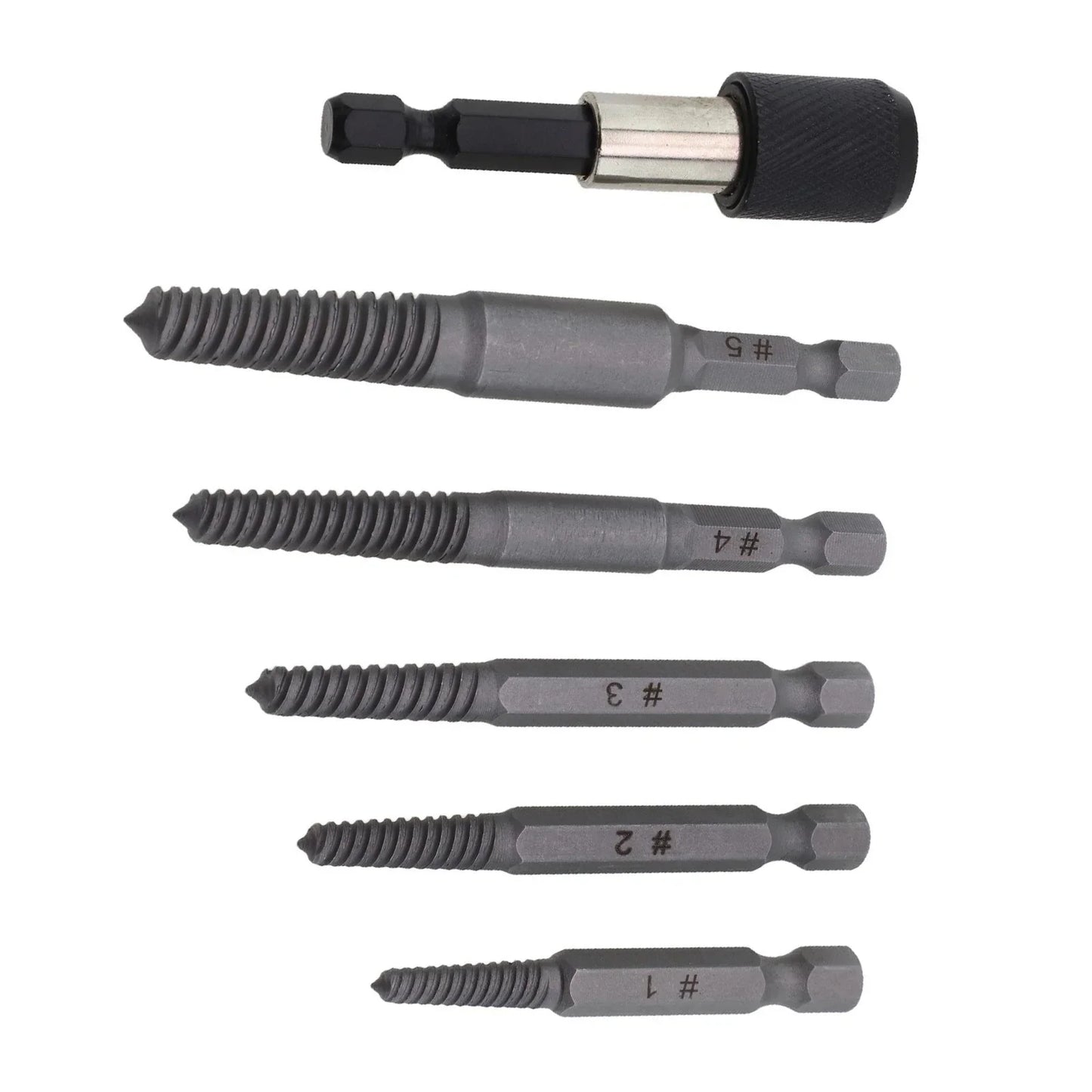 Stud Screw Extractor Hand Tools Remover Set Steel Treatment