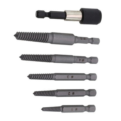 Stud Screw Extractor Hand Tools Remover Set Steel Treatment