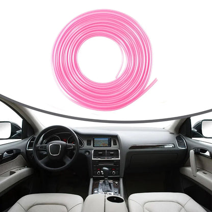 1 x 5M High Tensile Flesibility Molding Line for Car Interior Accessories Pink