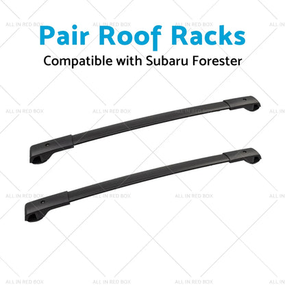 Black Roof Racks Cross Bars for Subaru Forester (2008-2021)