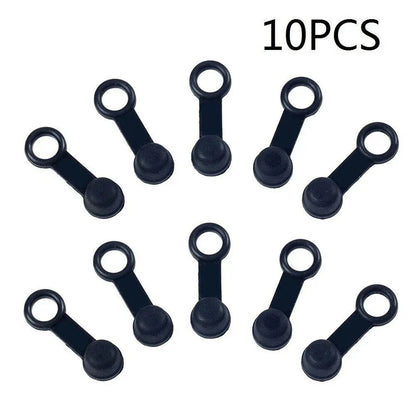 Brake Bleed Nipple Screw Dust Cap Cover Rubber 10pcs for Motorcycle Motorbike