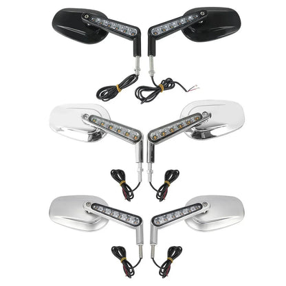 Rearview Mirrors LED Turn Signals for Harley VRSCF VRod (2009 - 2017)