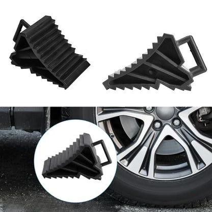 2 x Heavy Duty Non Slip Wheel Chocks for Trailers and Caravans for Vehicles