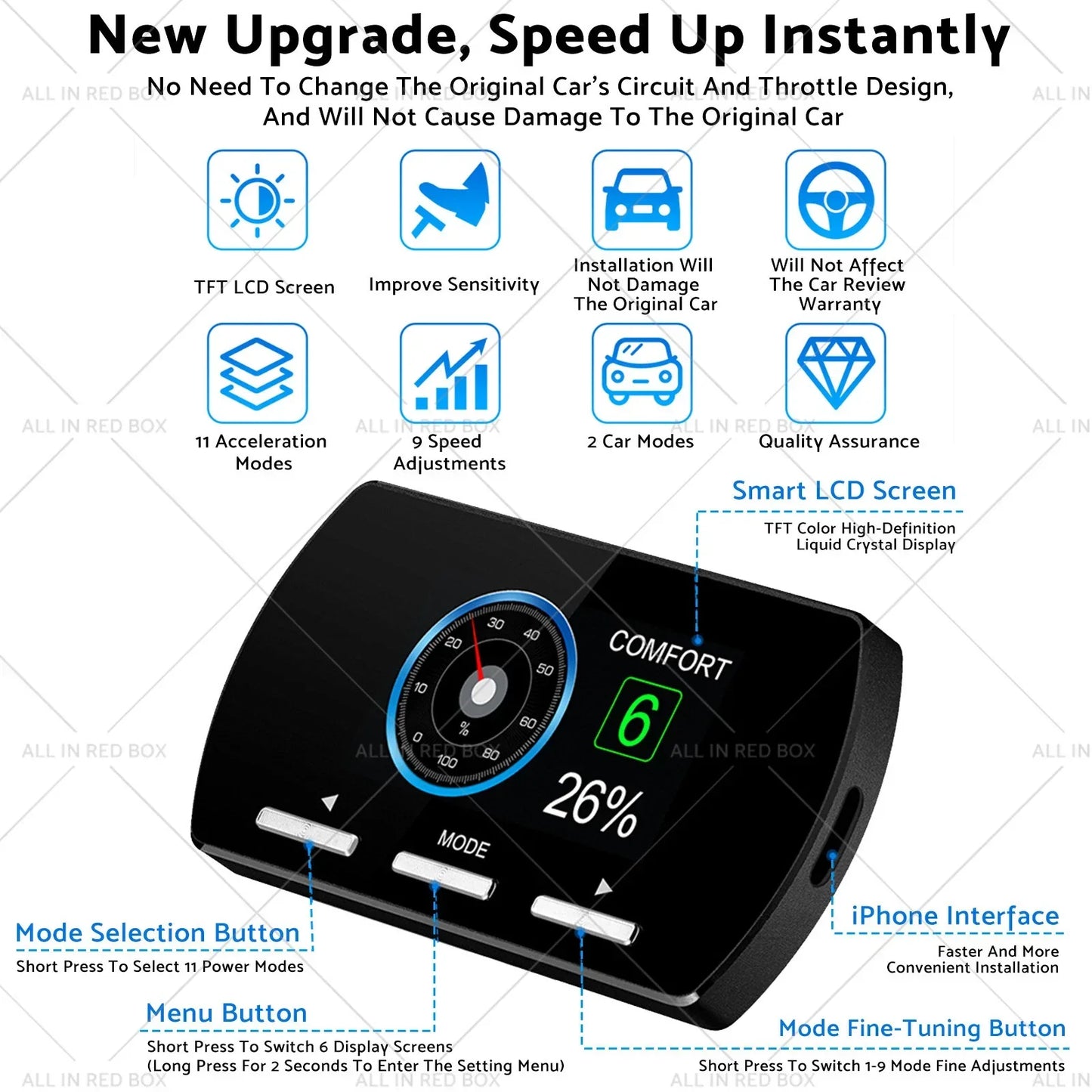 Throttle Controller for Subaru Outback (2005-2009) - 14 Modes
