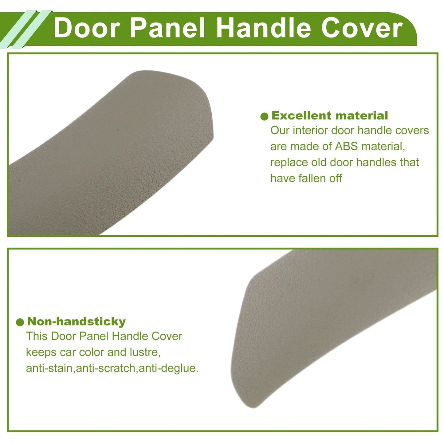 Door Panel Handle Pull Trim Cover for BMW X1 F48/F49 Beige