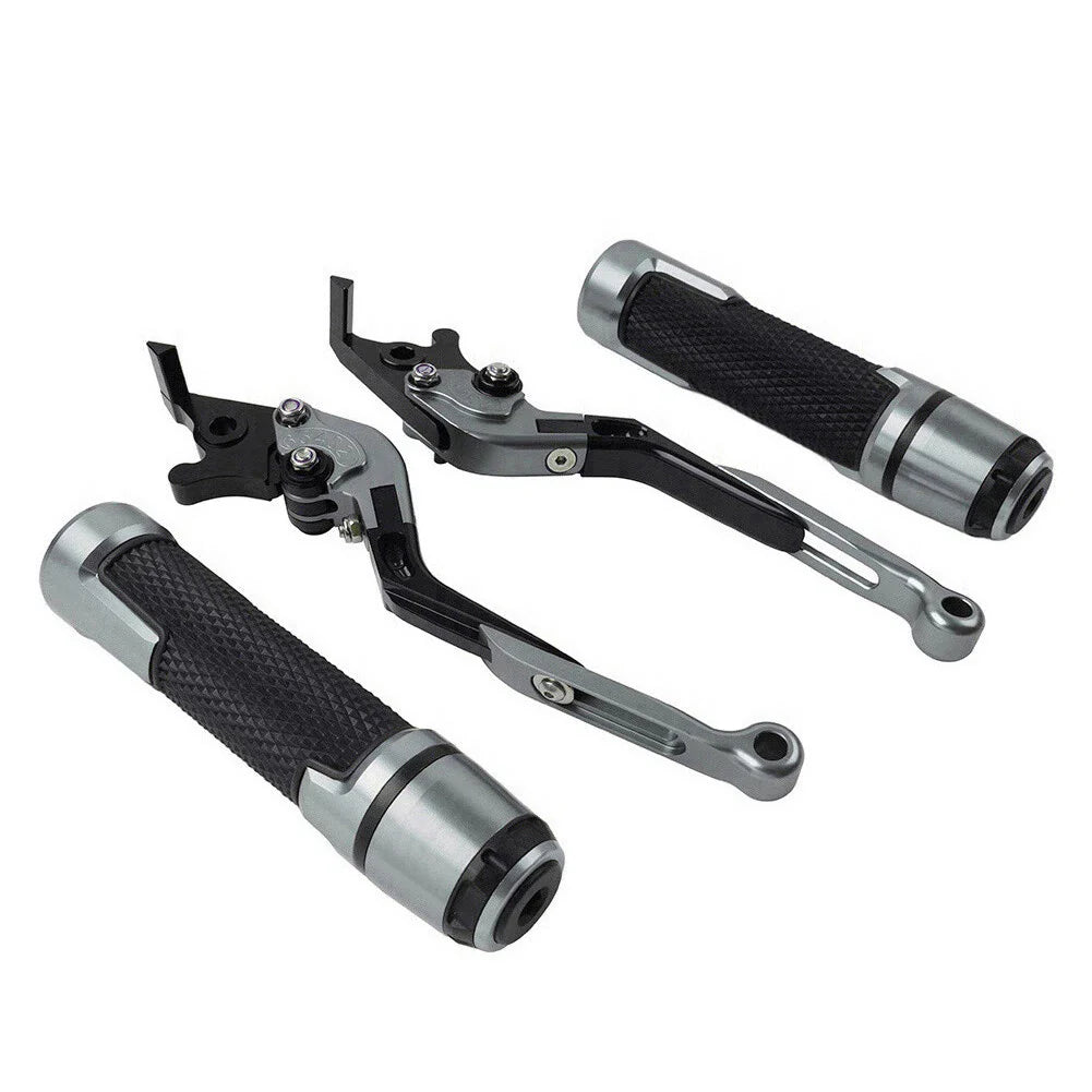 Extendable Brake Clutch Levers & Handlebar Grips for Suzuki GSXR750