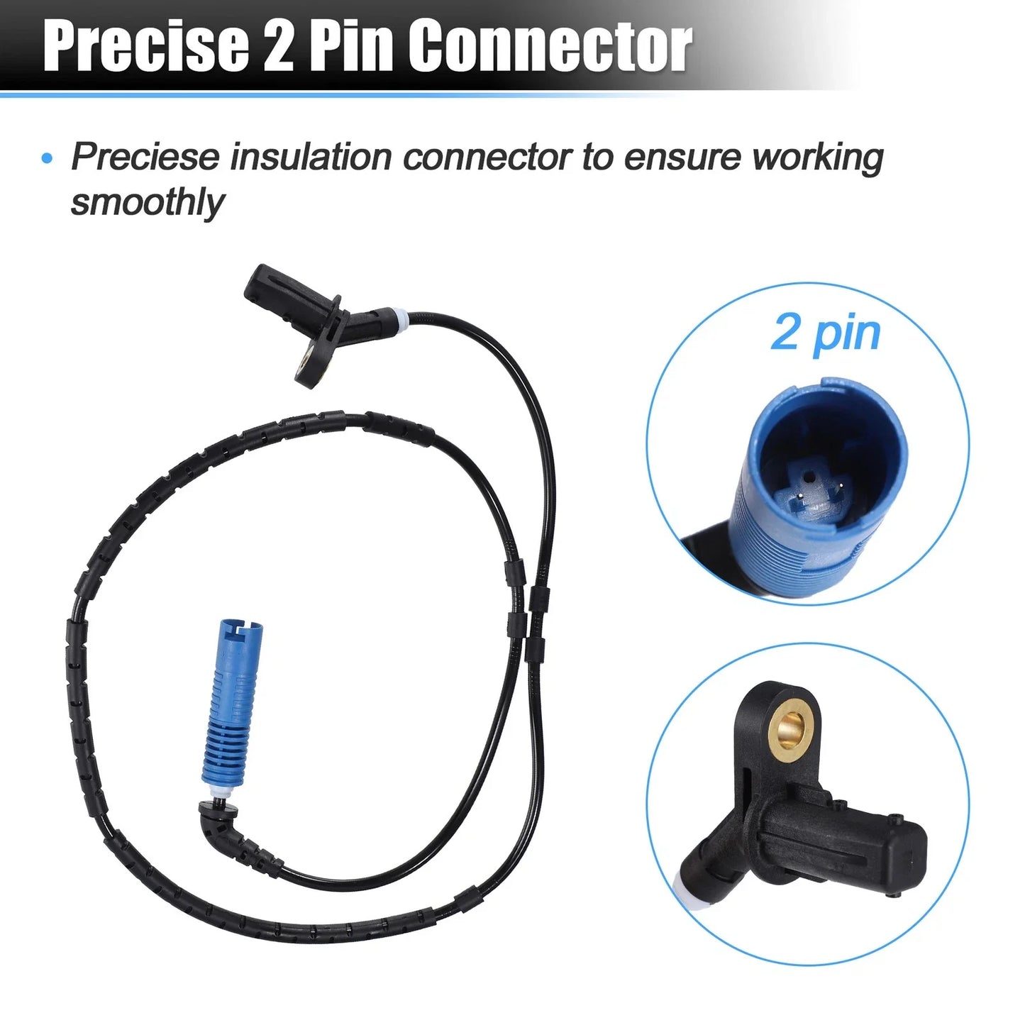 ABS Wheel Speed Sensor for BMW 330Ci Black Blue