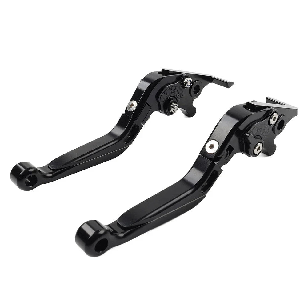 Black Extendable Brake Clutch Levers for Suzuki GSXR600 GSXR750 GSXR1000 (06-10)