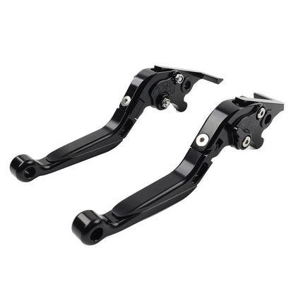 Black Extendable Brake Clutch Levers for Suzuki GSXR600 GSXR750 GSXR1000 (06-10)