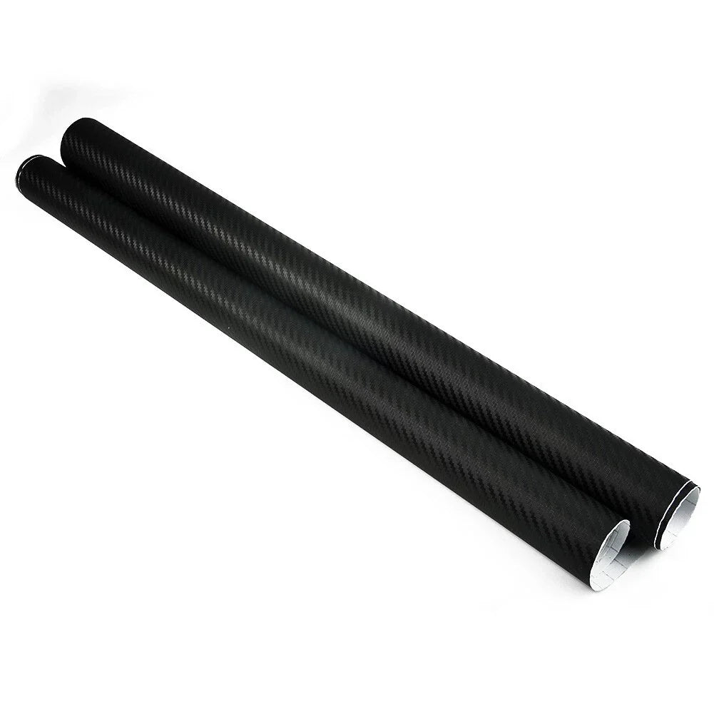 200cm Car Vinyl Wrap 3D-Matt Black Carbon Fiber for Car