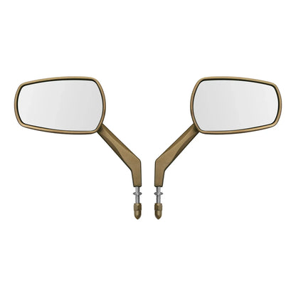 Gold Rear-View Mirrors for Harley Touring Electra Road King Glide (1982-2024)