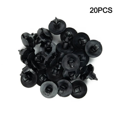 20PCS 8mm Hole Dia Rivet Fastener Mud Flaps Bumper Fender Push Clips for Nissan