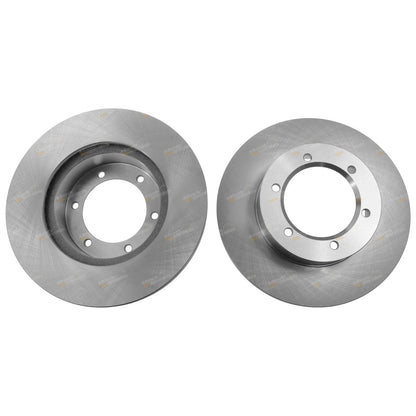 2 x Front Disc Brake Rotors for Toyota Hilux VZN167 VZN172 V6 3.4L (2002–2005)