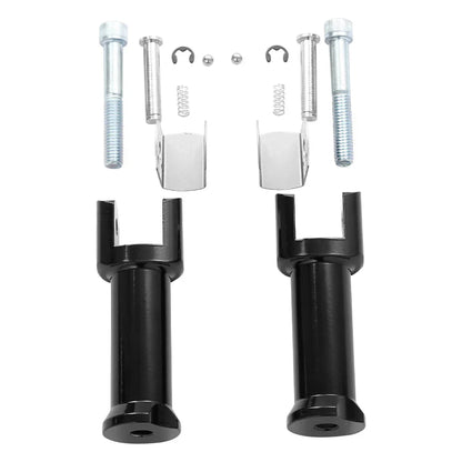 Driver & Passenger Footpegs Bracket for Harley Softail (2018-2025) Black