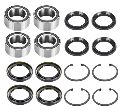 Rear Wheel Bearings Seals Kit 4x for Honda Rincon TRX650FGA (2004–2005)