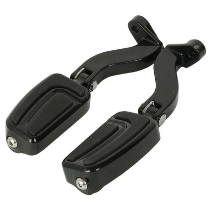Black Rear Passenger Footpeg for Harley Touring Road King FLHR (1993-2022)