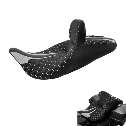 Driver & Passenger Seat Backrest for Harley Street Road Glide (2009-2023)