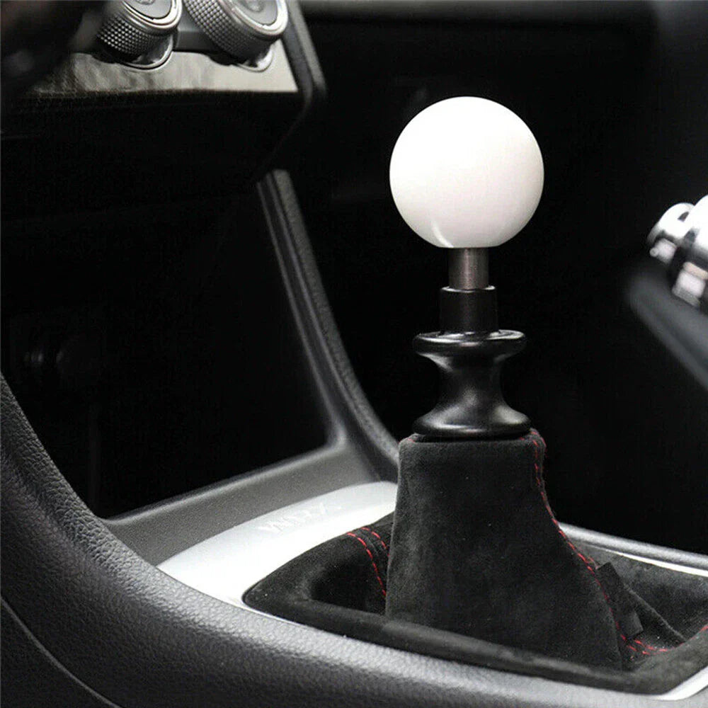 Round Ball Shift Knob +3 Adapters for Manual Gear Shifter Universal