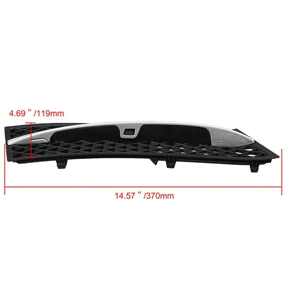 Front Lower Bumper Grille with Strips for 2010-2013 BMW 5 F10 F11 (2010-2013)