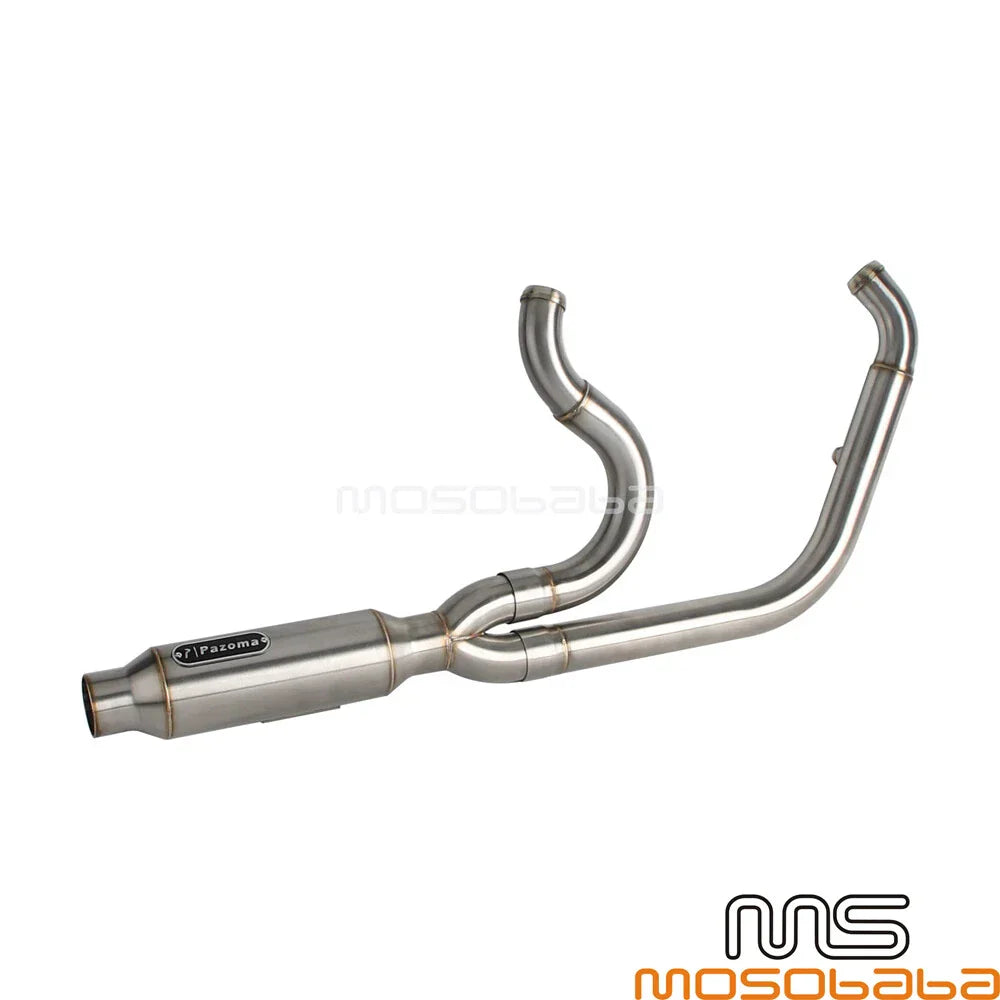 2-in-1 Exhaust Muffler Pipe for Harley Softail Fat Bob Low Rider (2018-2023)