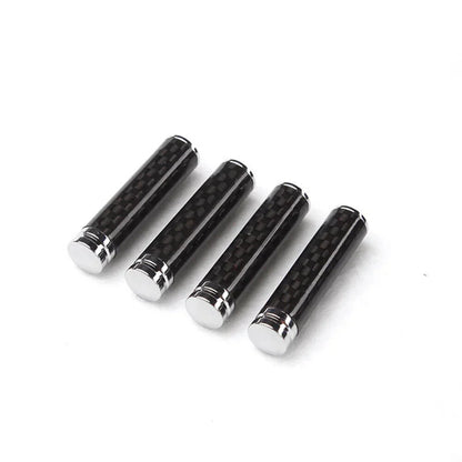 4 x Carbon Fiber Door Lock Pins Knob 35x8mm for BMW Benz