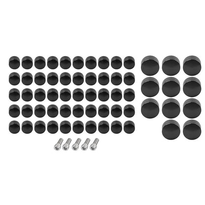 Engine Topper Bolt Black Screw Cap for Harley Twin Cam Softail Fat Boy (07-17)