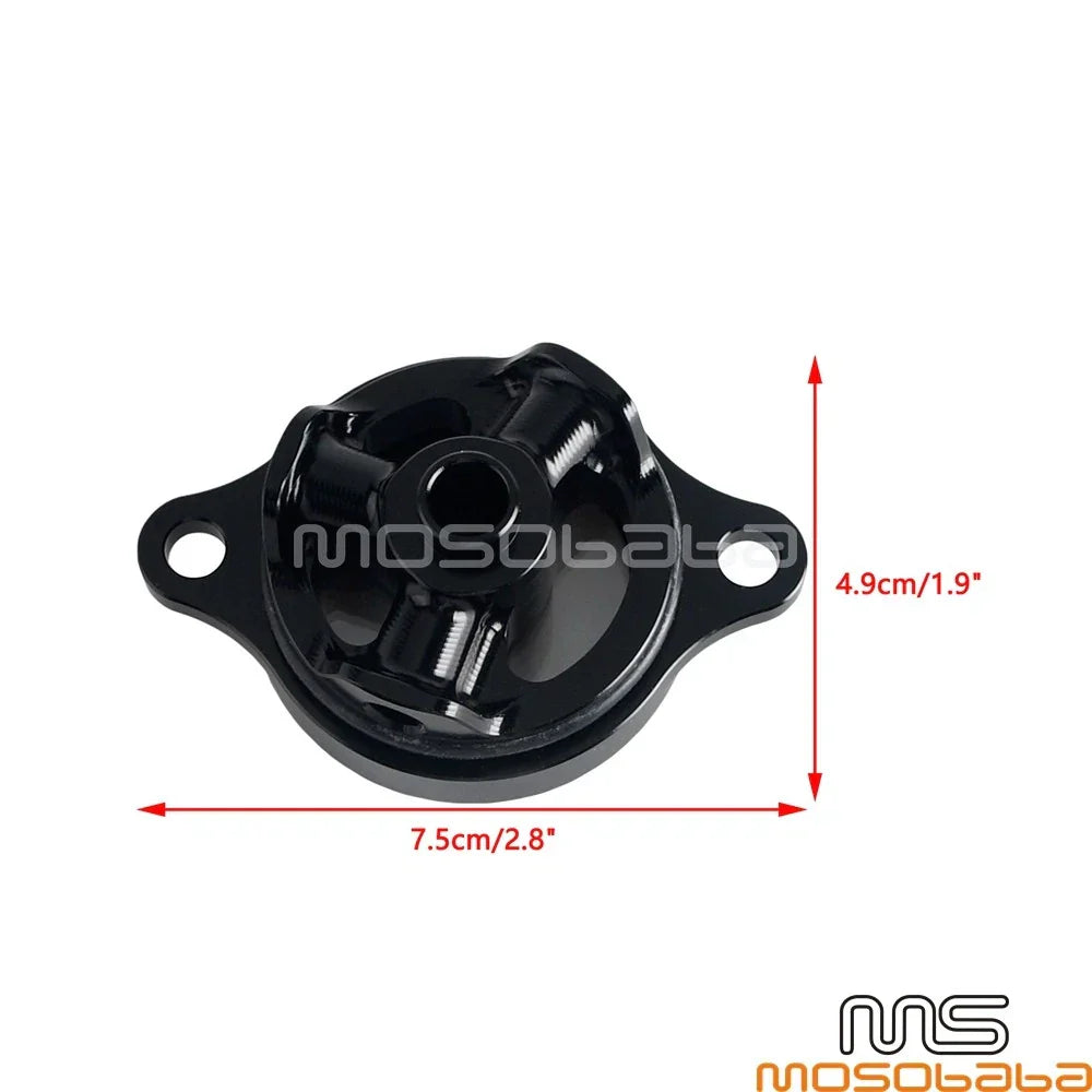 Aluminum CNC Engine Oil Filter Cap Cover for Honda TRX450R CRF450R/450X (2004-2023)