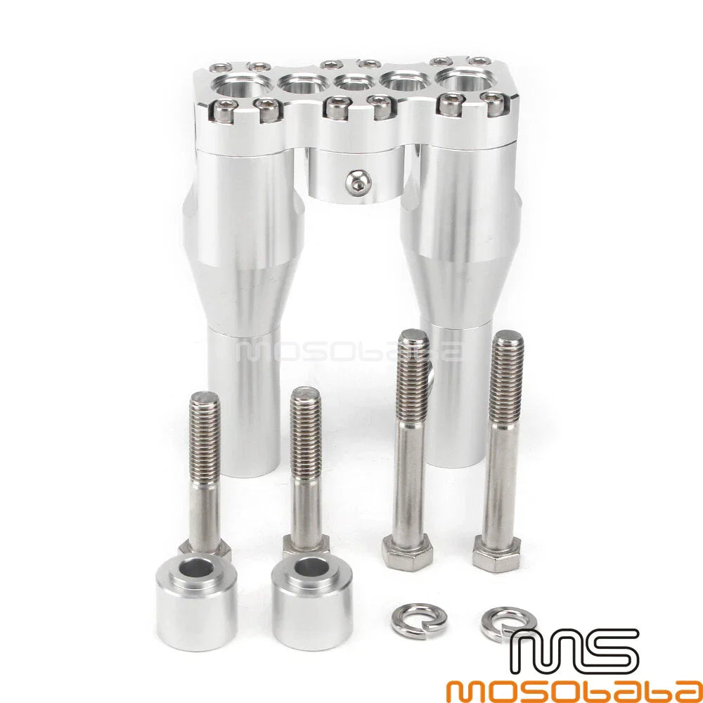 1'' Club Style Handlebars & 6'' 7'' Risers for Harley Dyna Low Rider Softail