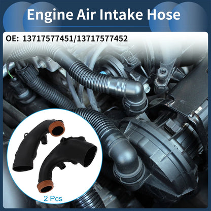 Engine Air Intake Hose for BMW 5 Series X5 X6 Left Right (2007-2013)