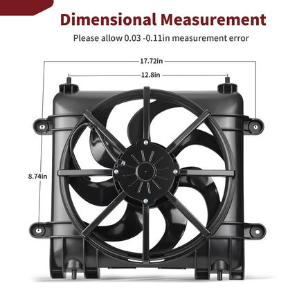 Radiator Fan Assy for Polaris Ranger 570 900 1000 XP (2010–2023)
