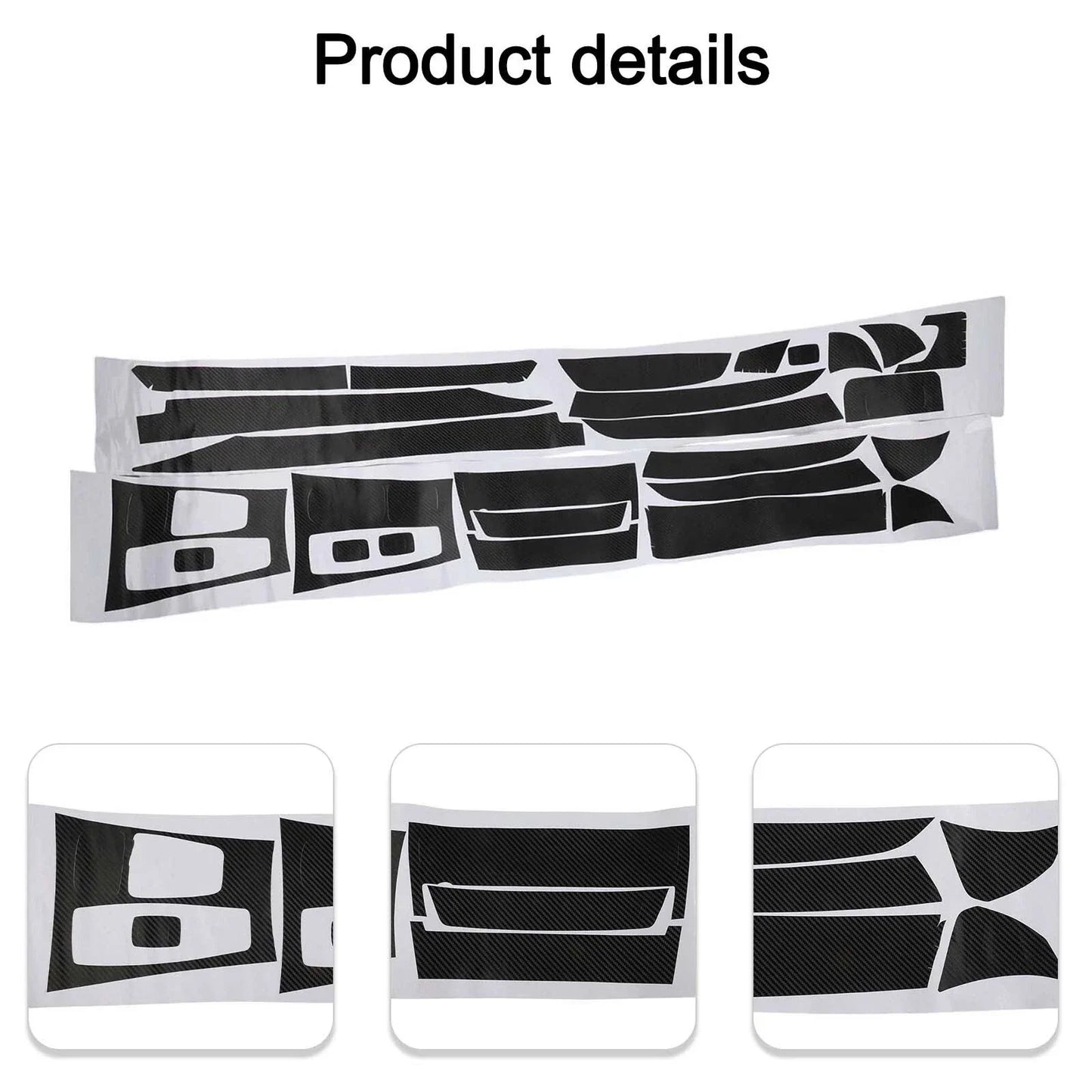 Interior Trim Decals Carbon Fiber for BMW E70 (2007–2013)