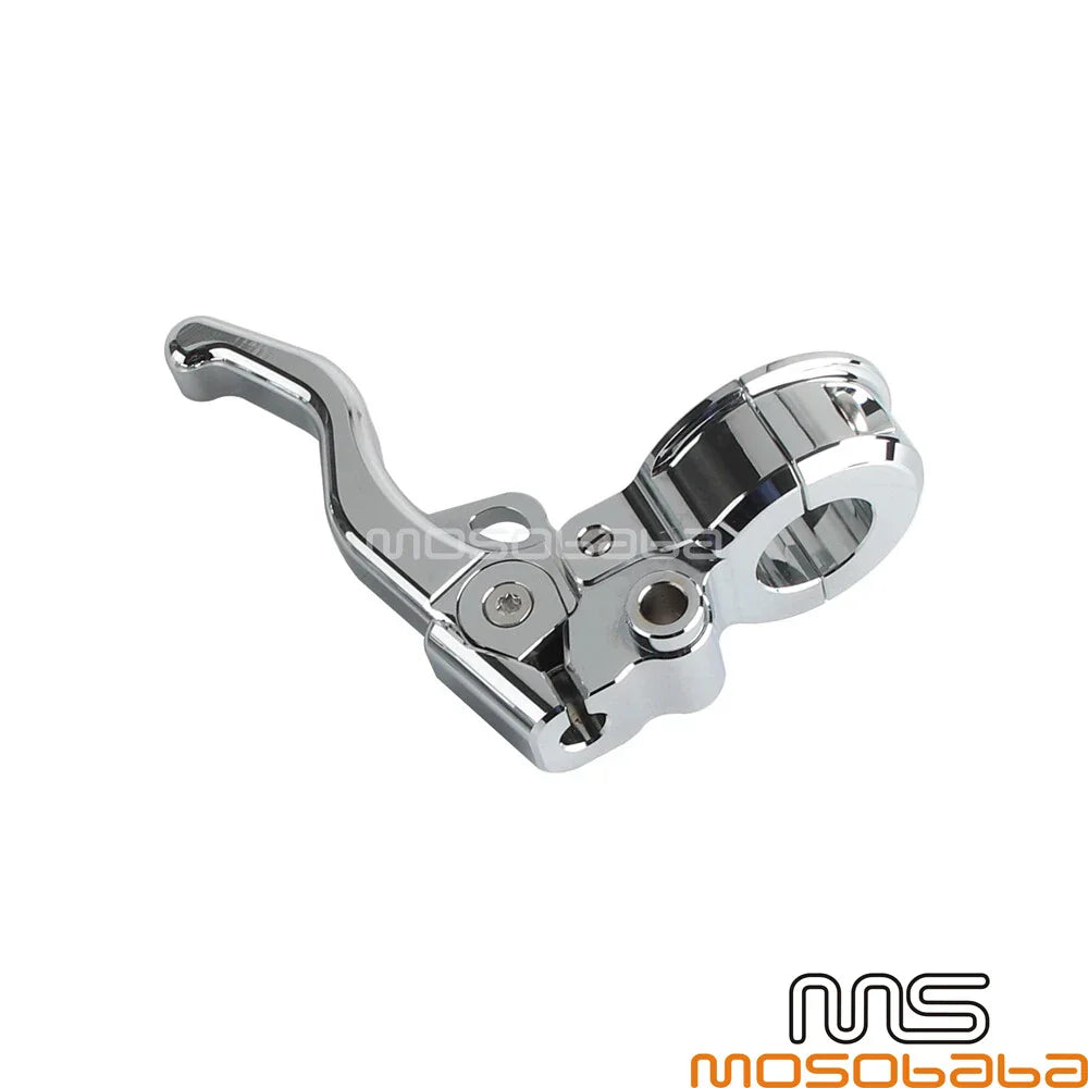 Chrome Easier Pull Clutch & Brake Levers for Harley Dyna Fat Bob (2008-2017)