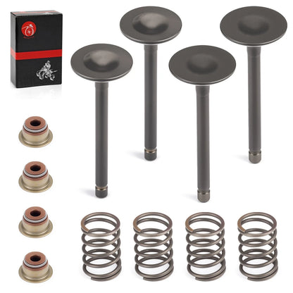 Intake & Exhaust Valve Set with Seals for EZGO Gas 4 Stroke 295cc 350cc (1996–2026)