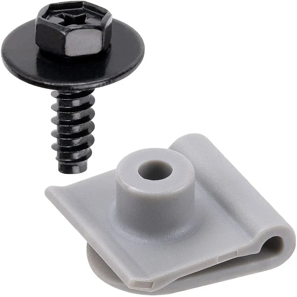 10 x Fender Liner Bumper Cover Splash Shield Screws & U-Nuts for Mazda 2-6
