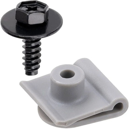 10 x Fender Liner Bumper Cover Splash Shield Screws & U-Nuts for Mazda 2-6