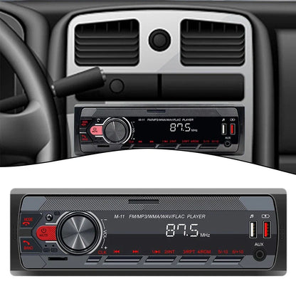 AUX Functionality / 12V / Car MP3 Player with Colorful Lights