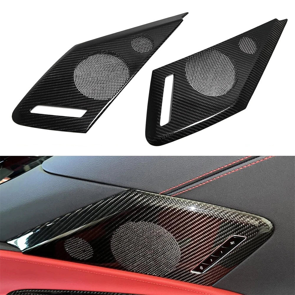 Car Door Sound Speaker Cover Trim for C8 Corvette Convertible (2020-2023)